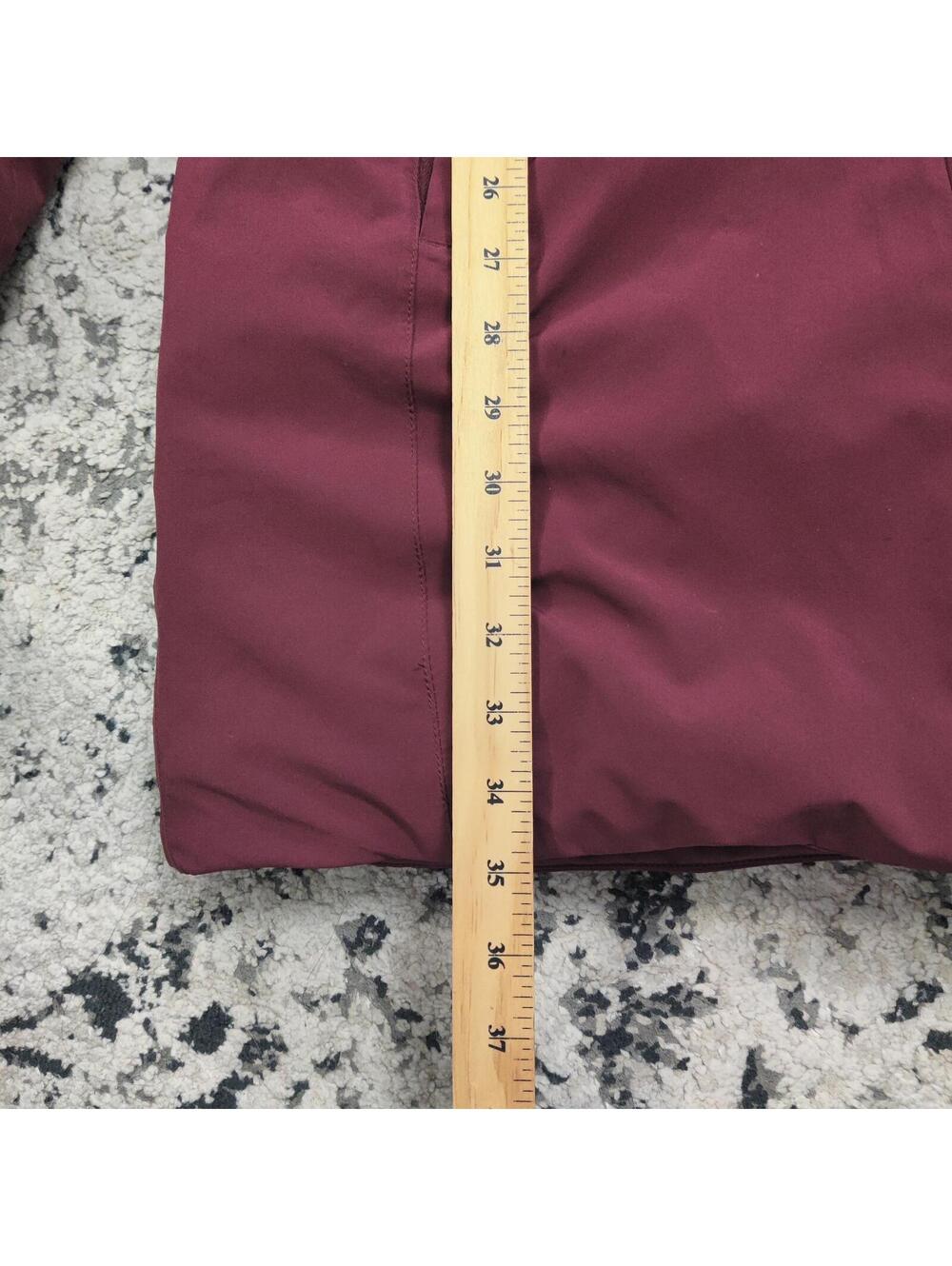 Woods Women’s Burgundy Winter Parka — Size Large - Picture 7 of 9